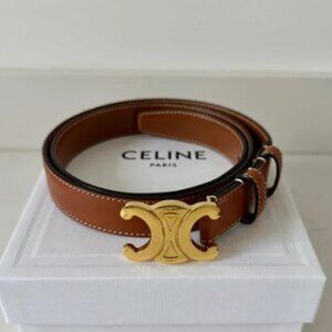 Celine Brown Belt 90cm - New Unworn